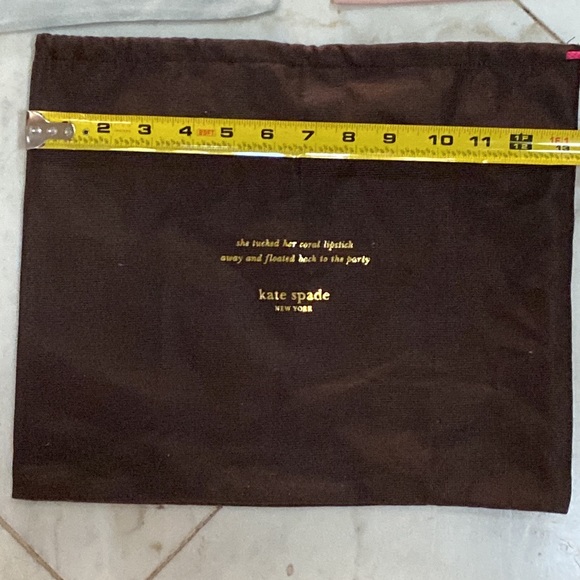 3 drawstring dust bags Tory Burch Stuart Weitzman Kate Spade for shoes purse - Picture 14 of 15